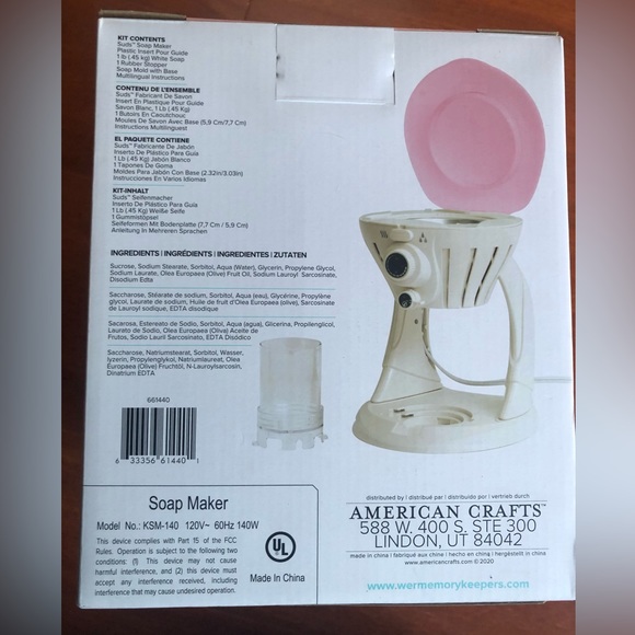 🆕 American Crafts We R Memory Keepers Suds Soap Making Machine - Picture 2 of 6